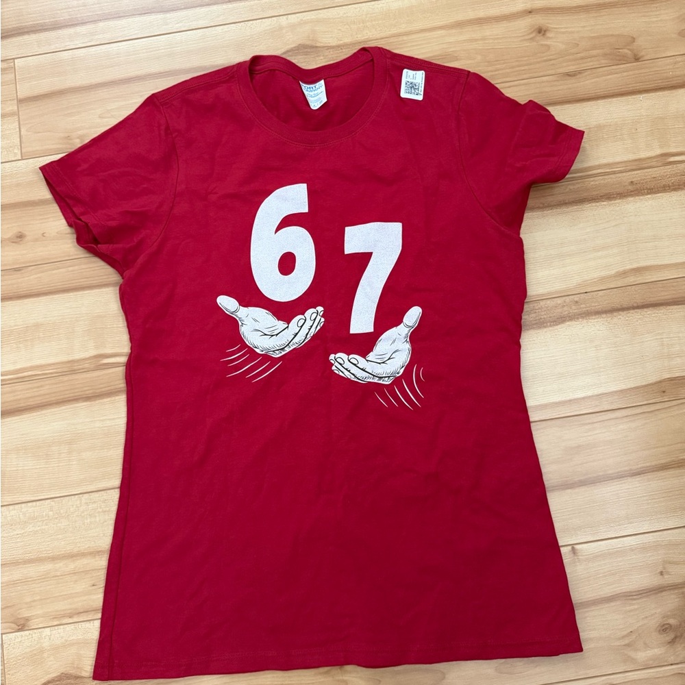 Red Graphic Women's T-Shirt